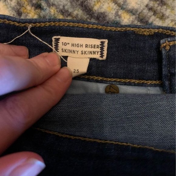 Madewell Jeans | Size 25 | 10” High Riser Skinny Jeans - Picture 4 of 5